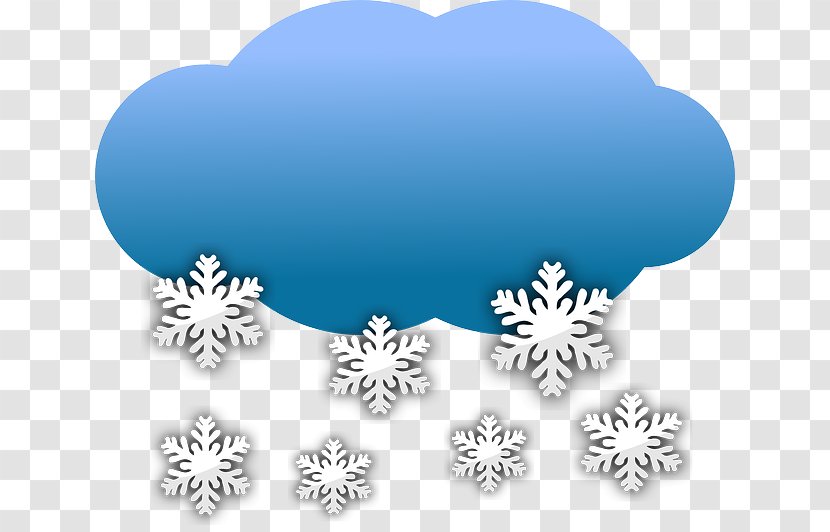 Rain And Snow Mixed Cloud Clip Art - Snowflake Transparent PNG