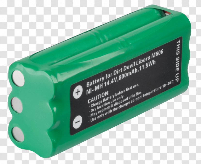 Electric Battery Dirt Devil M606 Libero Rechargeable Nickel–metal Hydride - Mobile Phones Transparent PNG