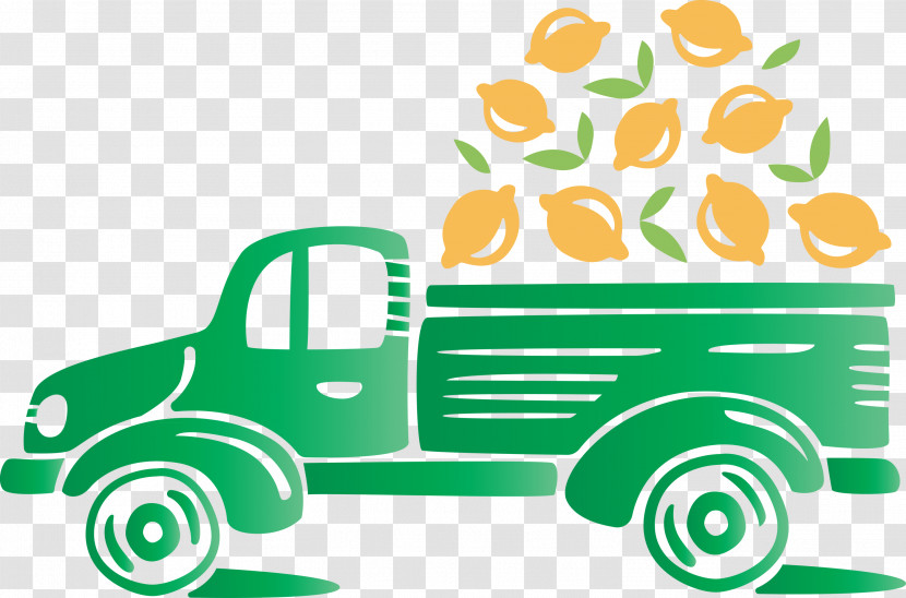Lemon Truck Autumn Fruit Transparent PNG