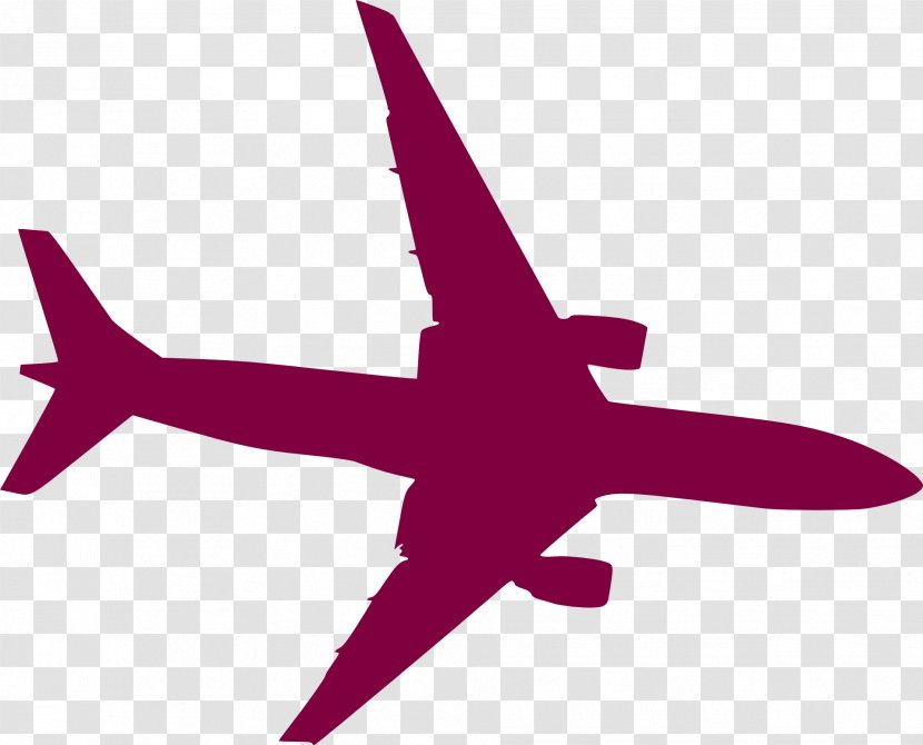 Airplane Aircraft Silhouette Clip Art - Drawing - Planes Transparent PNG