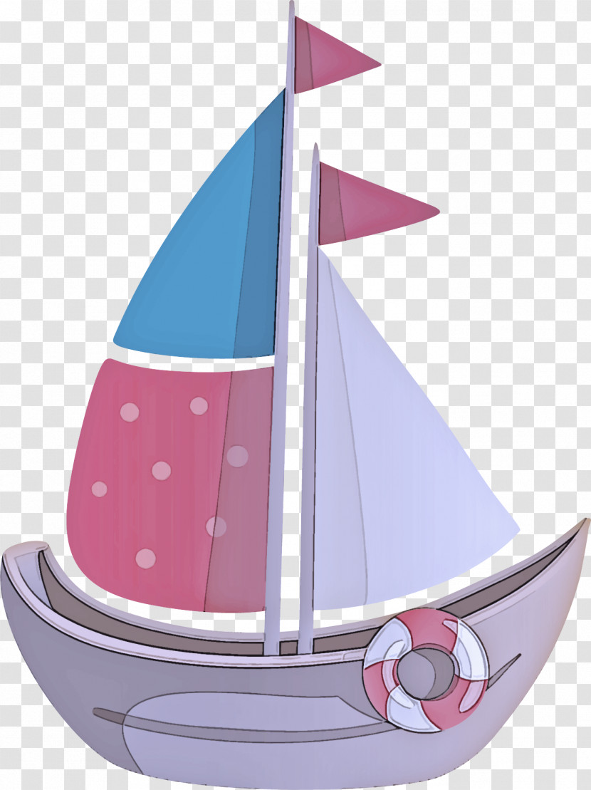 Sail Sailboat Boat Vehicle Watercraft Transparent PNG