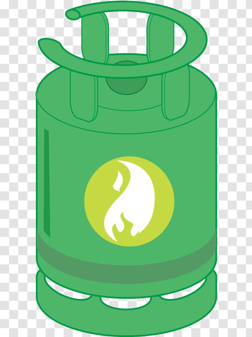 Green Gas Cylinder Clip Art - Vector Tank Transparent PNG