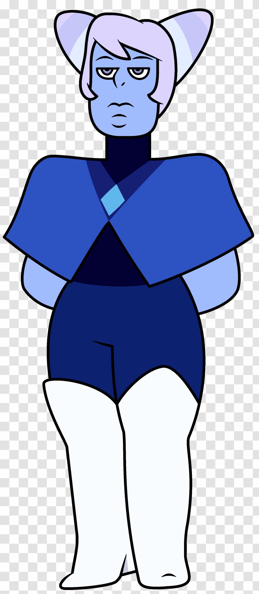 Steven Universe Agate Blue Diamond Gemstone - Heart - HOLLY Transparent PNG