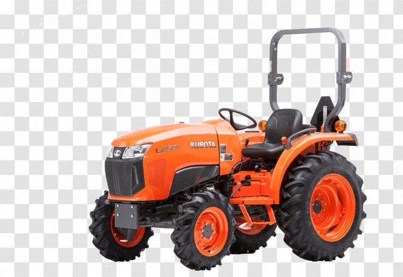 Kubota Tractors-Franklin Corporation Agriculture Heavy Machinery - Vehicle - Tractor Transparent PNG