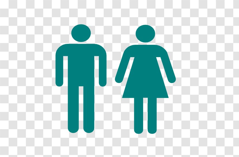 Public Toilet Gender Symbol Bathroom Woman - Loving Men And Women Transparent PNG
