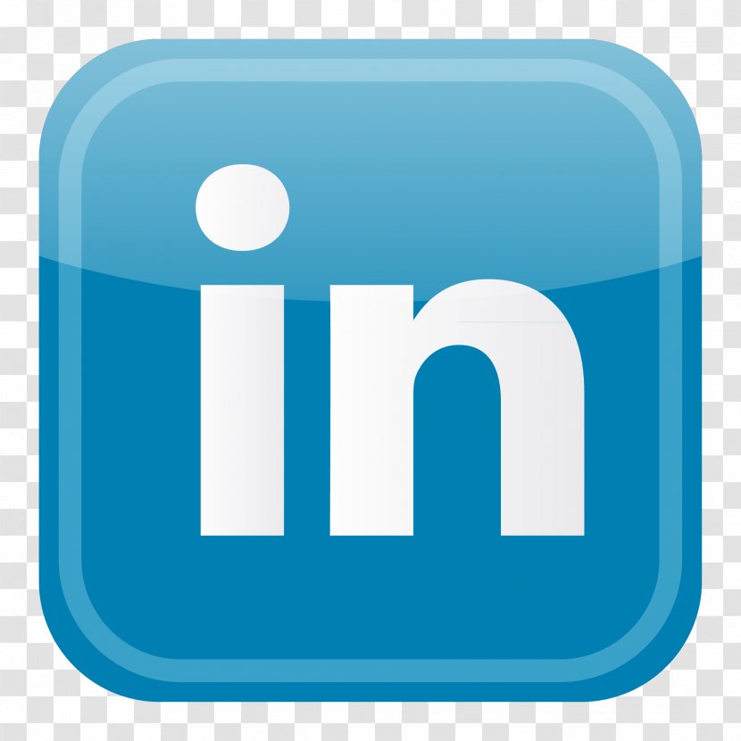LinkedIn Logo Blog Brand - Aqua - Contact Energy Transparent PNG