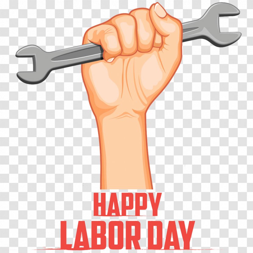 Labor Day International Workers Labour Illustration - Cartoon Hand Painted Wrench Transparent PNG