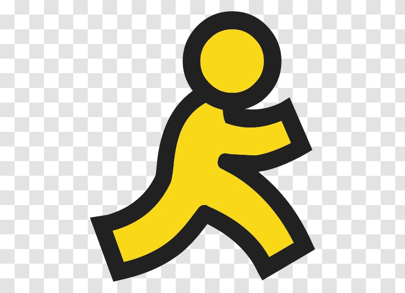 AIM AOL Instant Messaging Message Email - Yellow - Aim Transparent PNG