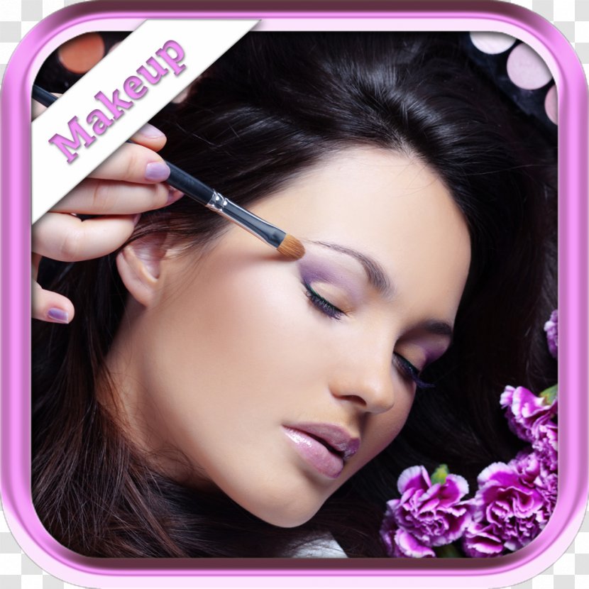 Beauty Parlour Make-up Artist Brush Fashion Cosmetics - Chin - Hair Transparent PNG