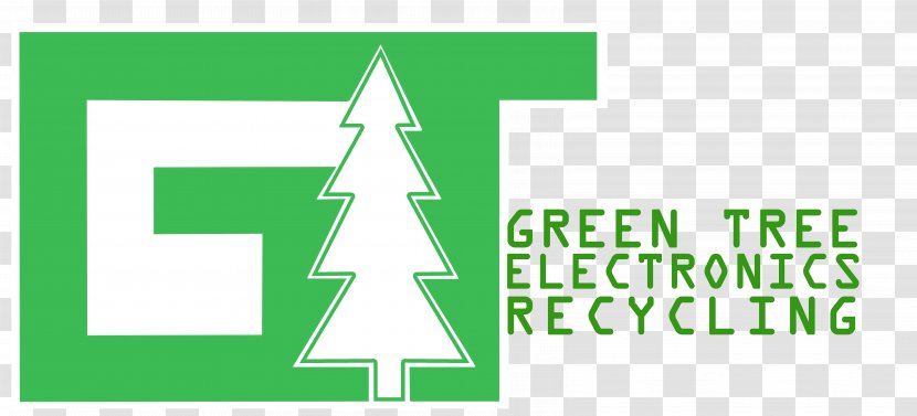 Computer Recycling Green Tree Electronic Waste - Logo Transparent PNG