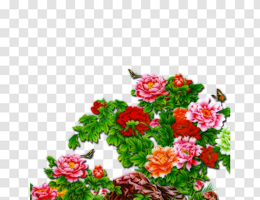Moutan Peony U4e2du56fdu5341u5927u540du82b1 Flower Clip Art - Cut Flowers Transparent PNG