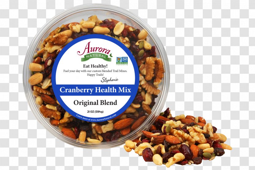 Cranberry Trail Mix Vegetarian Cuisine Food Nut - Snack - Dry Fruit Transparent PNG