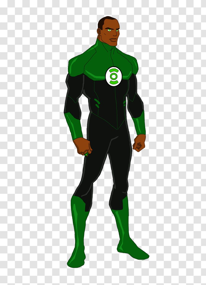 Green Lantern John Stewart Arrow Young Justice Hal Jordan - Fictional Character - Dc Comics Transparent PNG