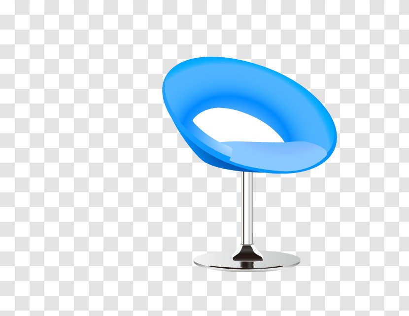 Eames Lounge Chair Table Chaise Longue - Plastic - Blue Transparent PNG