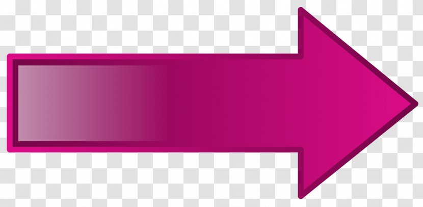 Arrow Clip Art - Pink - VIEW Transparent PNG