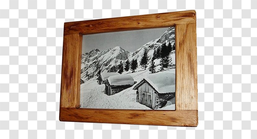 Wood Picture Frames Swiss Chalet Style Painting - Gorgeous Pattern Transparent PNG