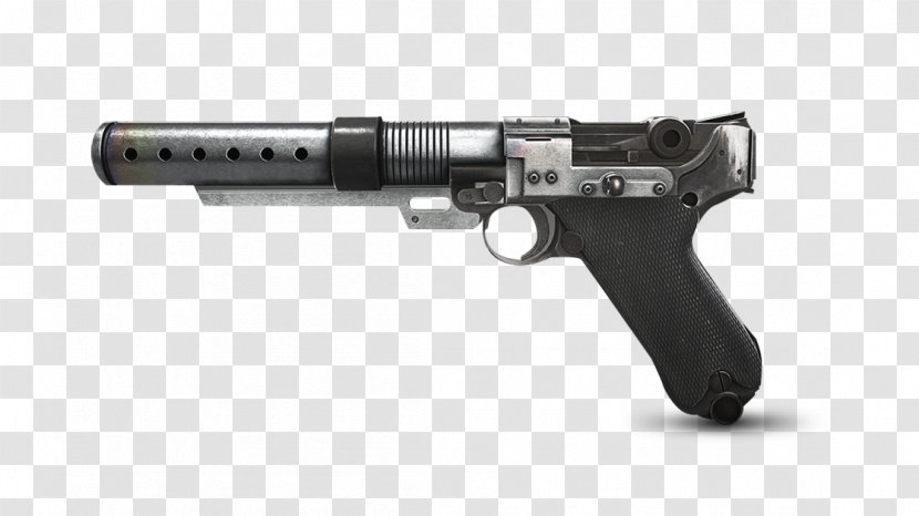 Trigger Jyn Erso Blaster Pistol Weapon - Watercolor Transparent PNG