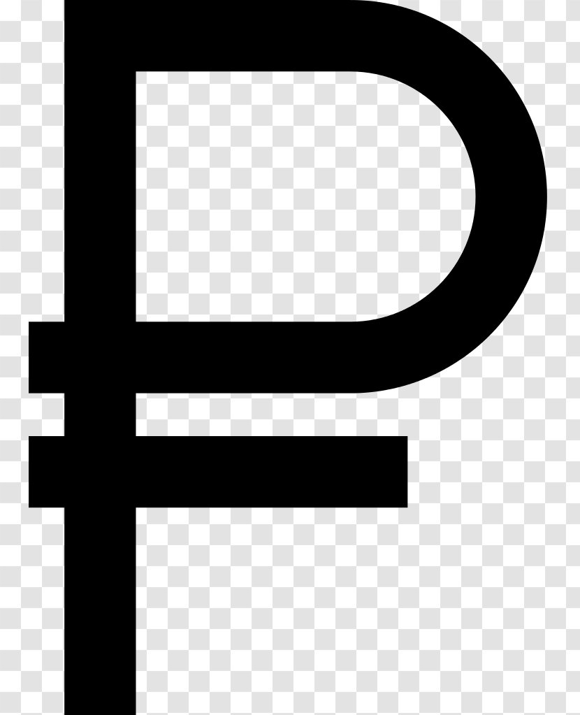 Russian Ruble Currency Symbol Sign - Rectangle - Russia Transparent PNG