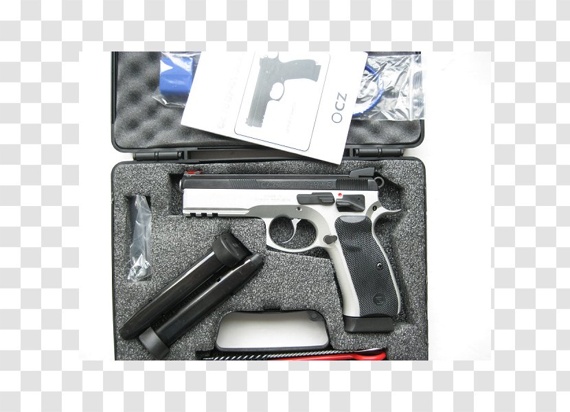 Trigger CZ 75 SP-01手枪 Firearm Pistol - Revolver - Mm Gun M2m3m6 Transparent PNG