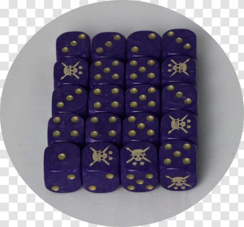 Miniature Wargaming Dice Game - Purple Pearl Transparent PNG