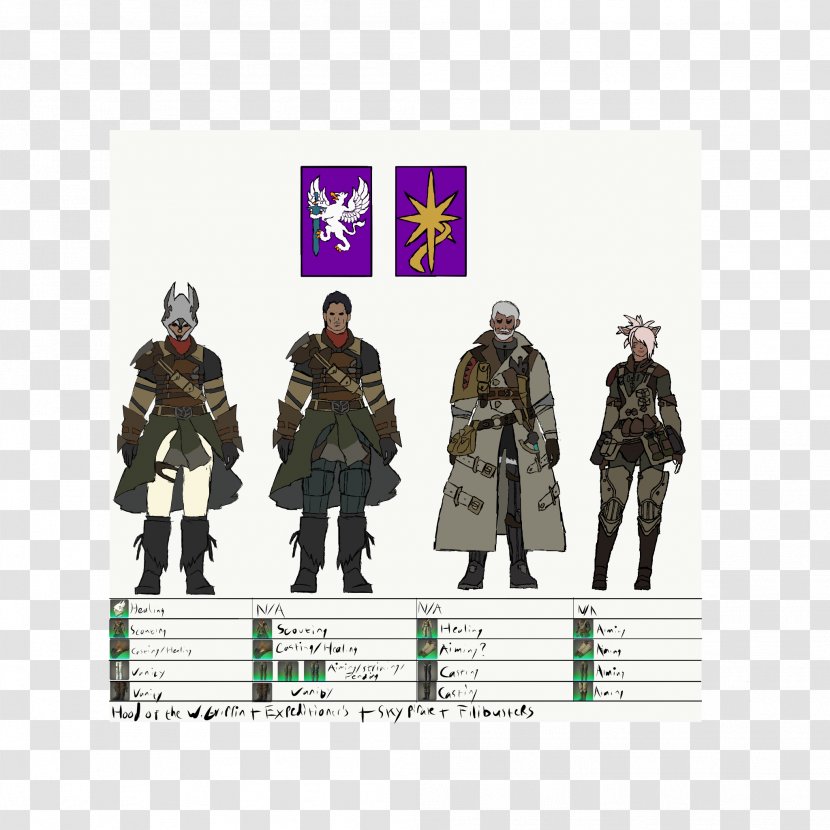 Soldier Final Fantasy XIV Infantry Military Army Officer - Rank - Multi-style Uniforms Transparent PNG