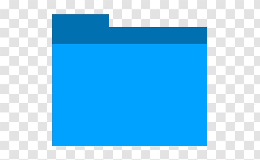 Electric Blue Square Angle Area - Finder - Generic Transparent PNG