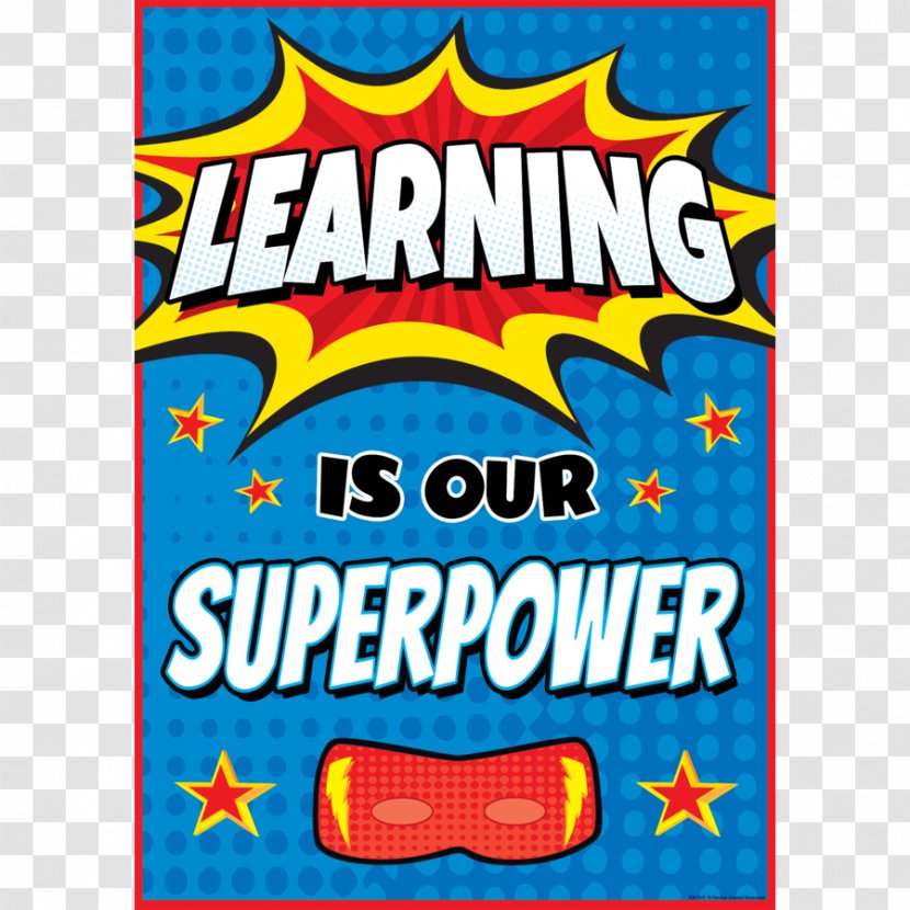 Learning Superpower School Classroom Teacher - Poster Cover Transparent PNG