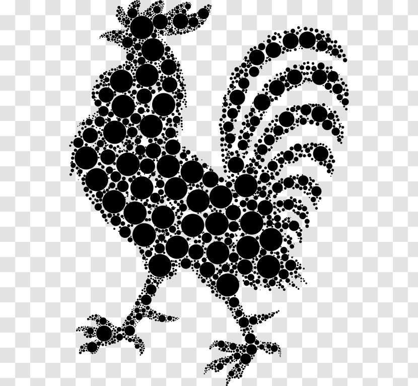 Rooster Silhouette Sticker Clip Art Transparent PNG