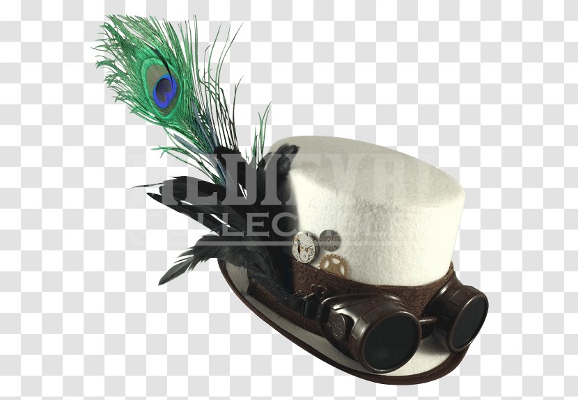 Top Hat Steampunk Waistcoat Bowler - Feather - Goggles Transparent PNG