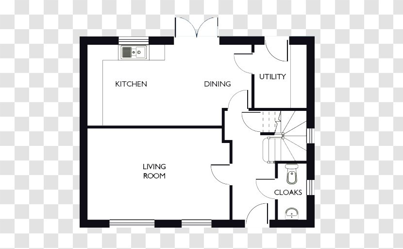 Floor Plan House Building Open Transparent PNG