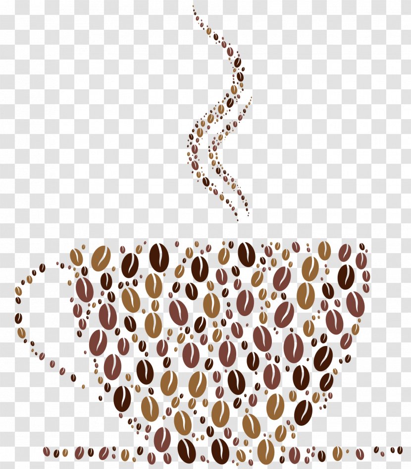 Coffee Cup Cappuccino Tea - Bean - Deco Vector Clipart Transparent PNG