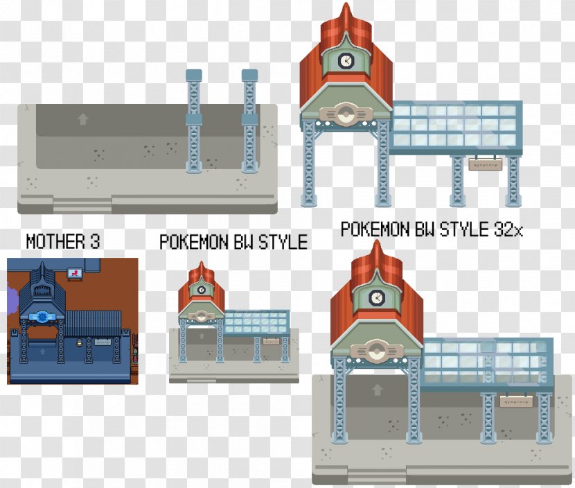 Pokemon Black & White Pokémon 2 And Mother 3 Tile-based Video Game - 2d Computer Graphics Transparent PNG