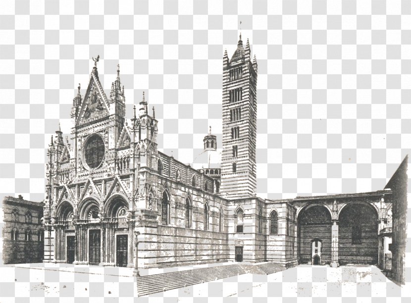 Siena Cathedral Church Medieval Architecture Basilica Di Santa Maria Maggiore - Santo Spirito Florence Transparent PNG