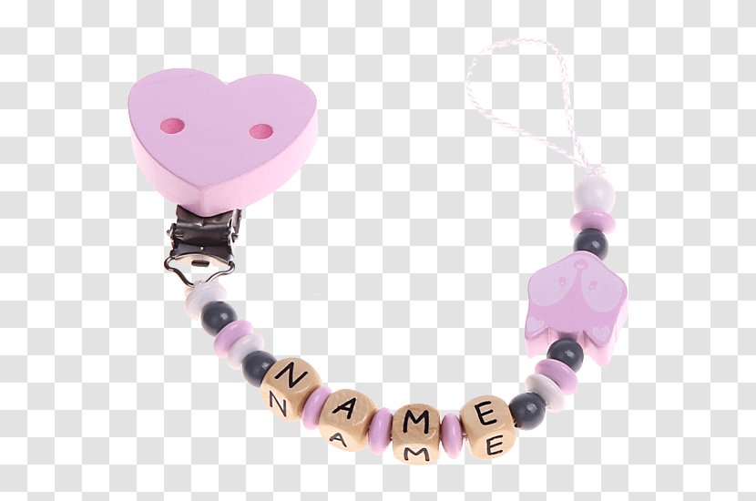 Bead Pink M Necklace Bracelet Body Jewellery Transparent PNG
