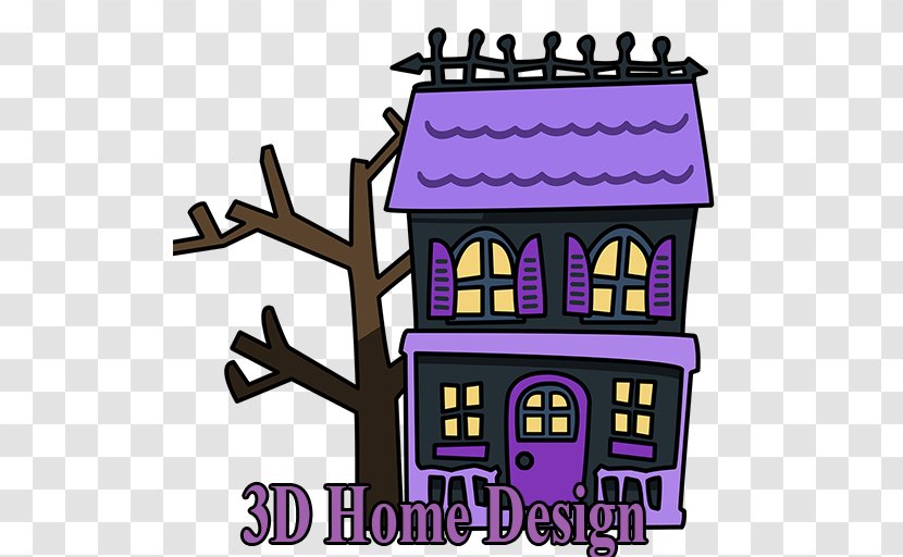 Clip Art Haunted House Vector Graphics Free Content Ghosts & Ghouls - Lifttheflap Tab Spooky - Home Cartoon Transparent PNG