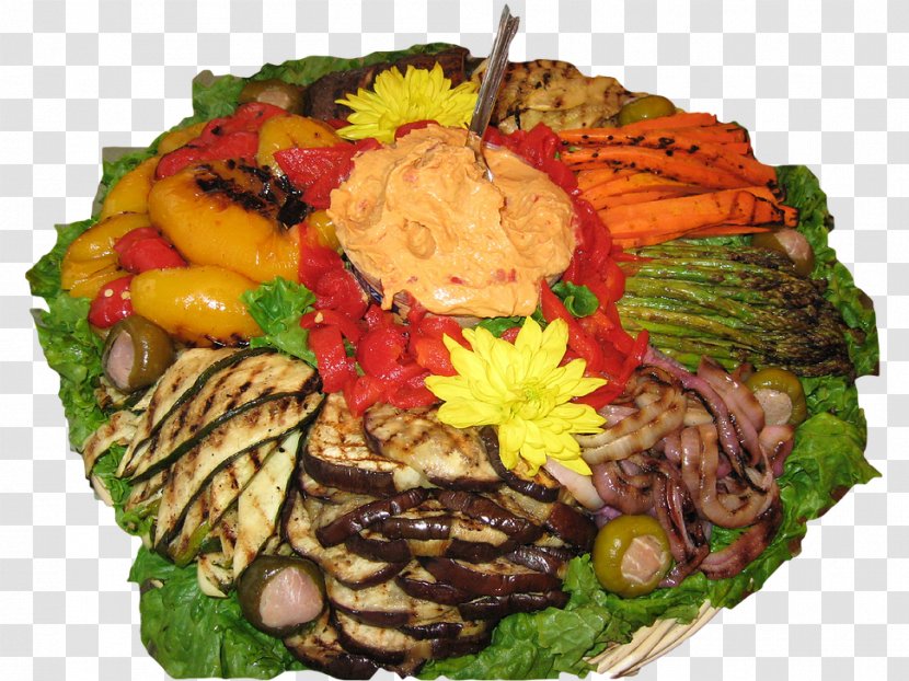 Vegetarian Cuisine Platter Salad Recipe Vegetable - Catering Menu Transparent PNG