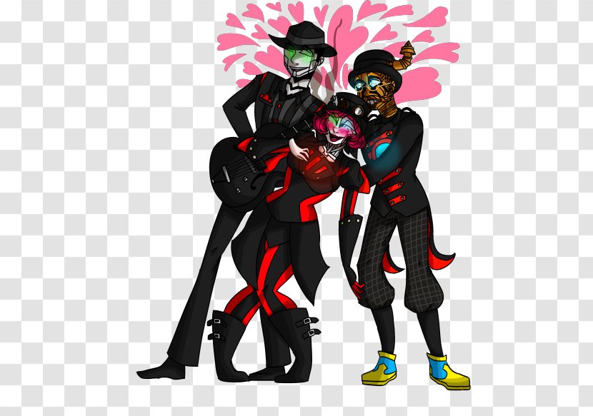 Steam Powered Giraffe On Top Of The Universe Starburner Fan Art Character - Devil In Her Heart Transparent PNG