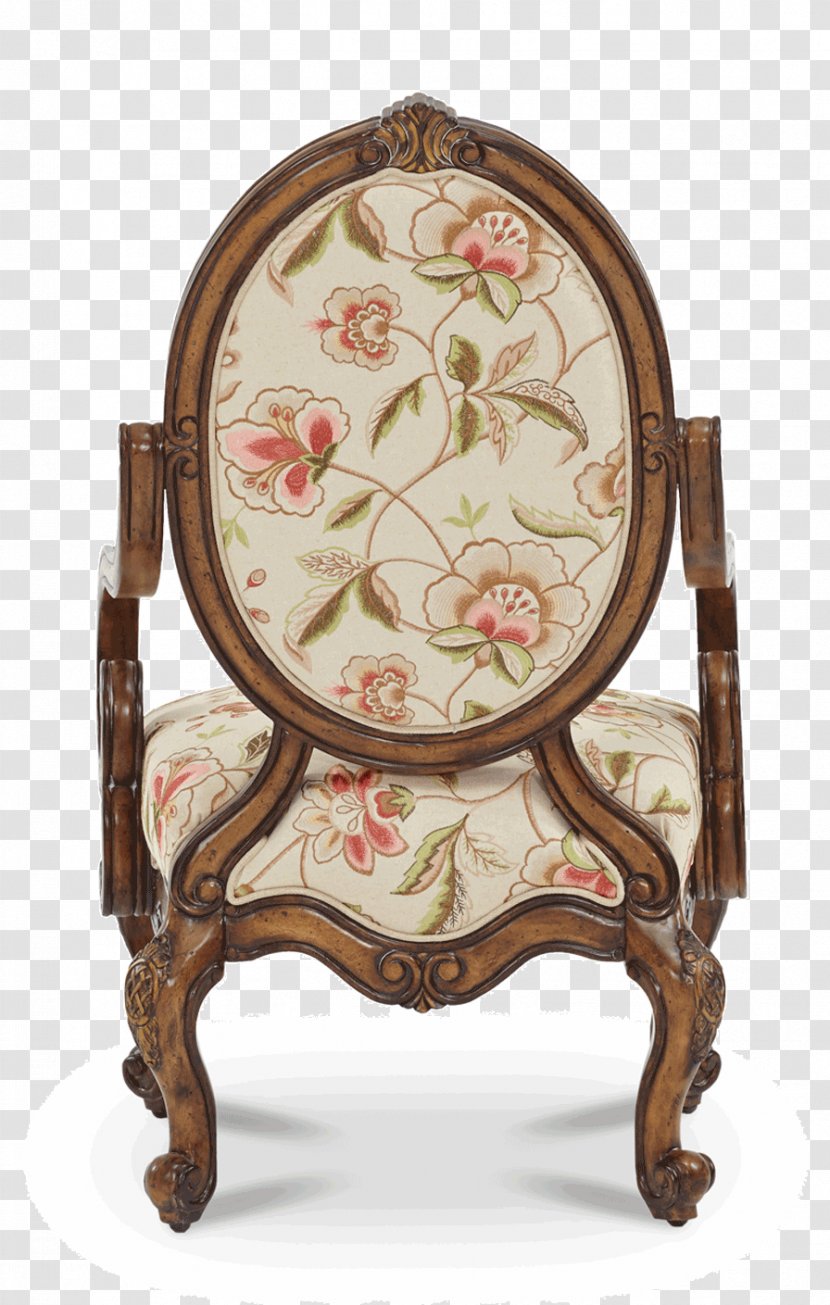 Wood Table Bergère Couch Chair - Tufting Transparent PNG