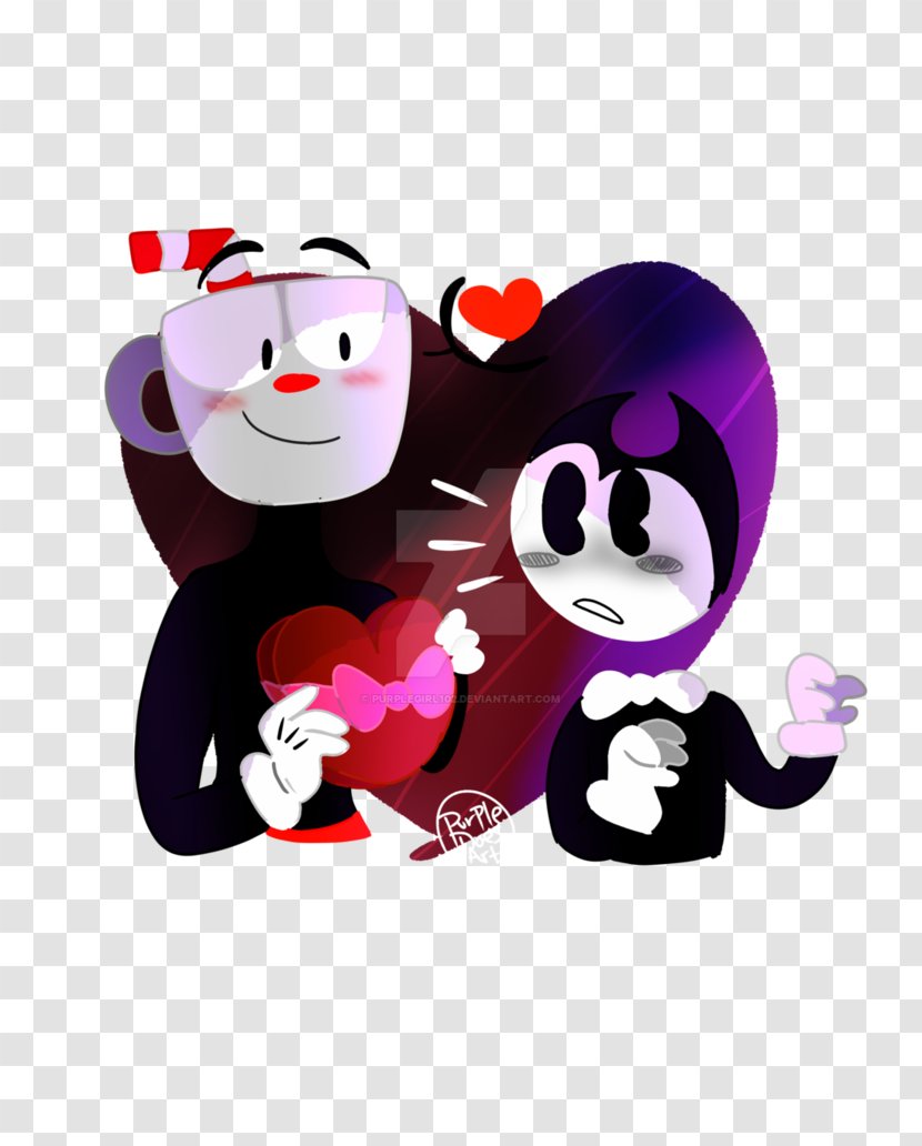 Bendy And The Ink Machine Cuphead Drawing Hello Neighbor - Cartoon - Fanart Transparent PNG