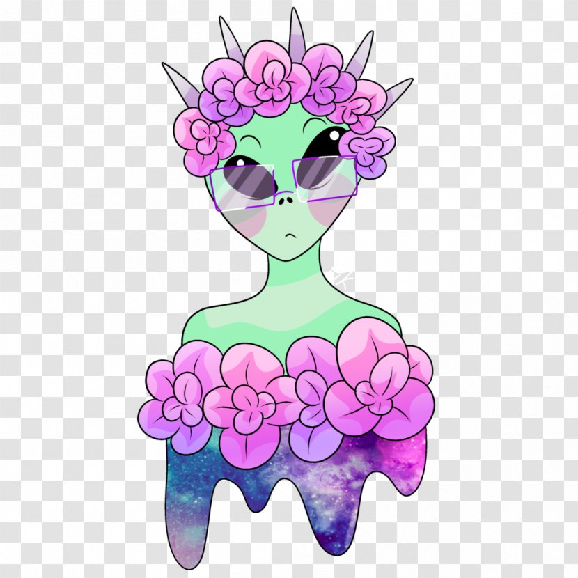 Art Alien Extraterrestrial Life Pastel - Organism - Makeup Transparent PNG