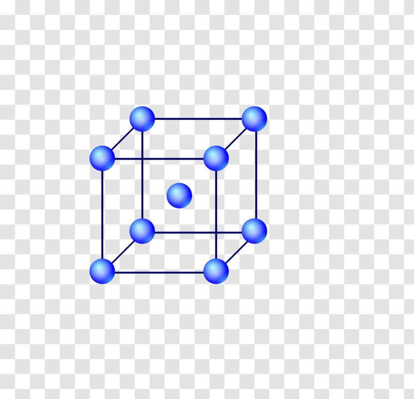 Cubic Crystal System Atom Structure Cube Transparent PNG