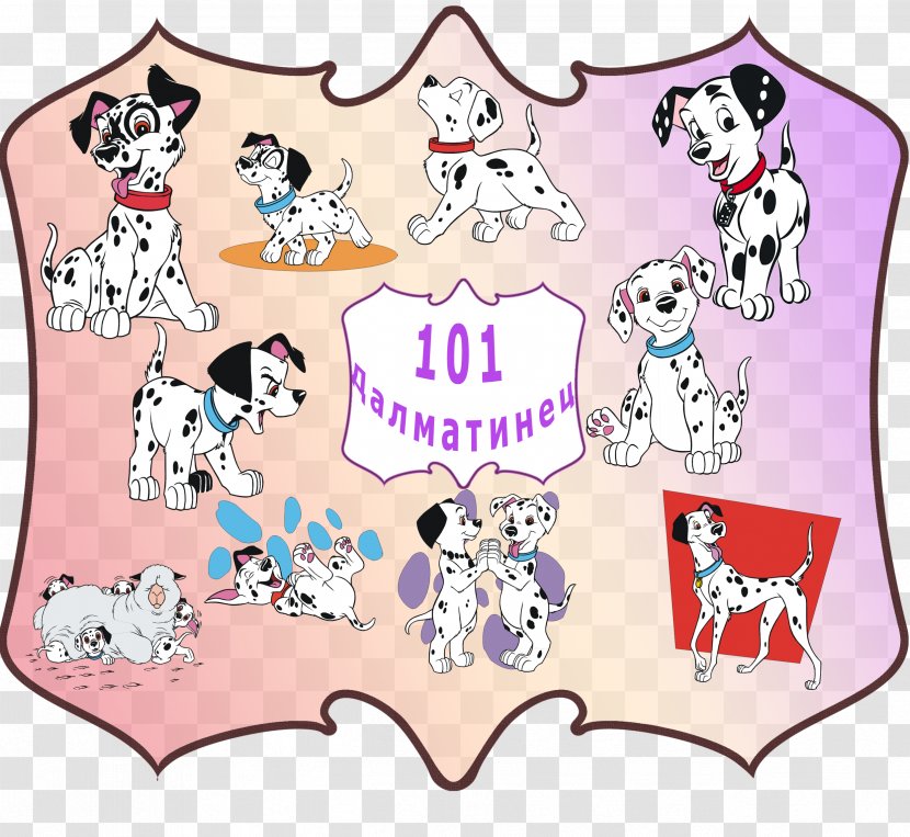 Dalmatian Dog Wall Decal Nursery Canidae - Sticker - 101 Dalmations Transparent PNG