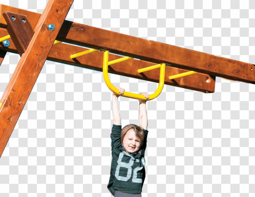 Pull-up Jungle Gym Play Baras Na Pang-angat Ng Baba Swing - Wood - Pull Up Transparent PNG