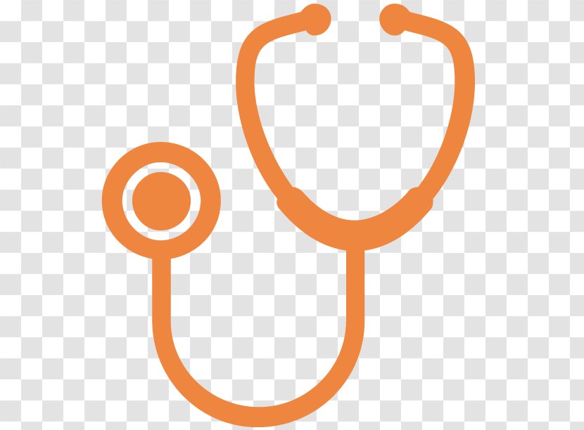 Stethoscope Medicine Health Care Physician - Orange - Diabetes Mellitus Transparent PNG