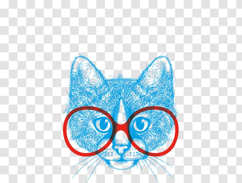 Drawing Illustration Design Art Sketch - Glasses - Le Chat Transparent PNG