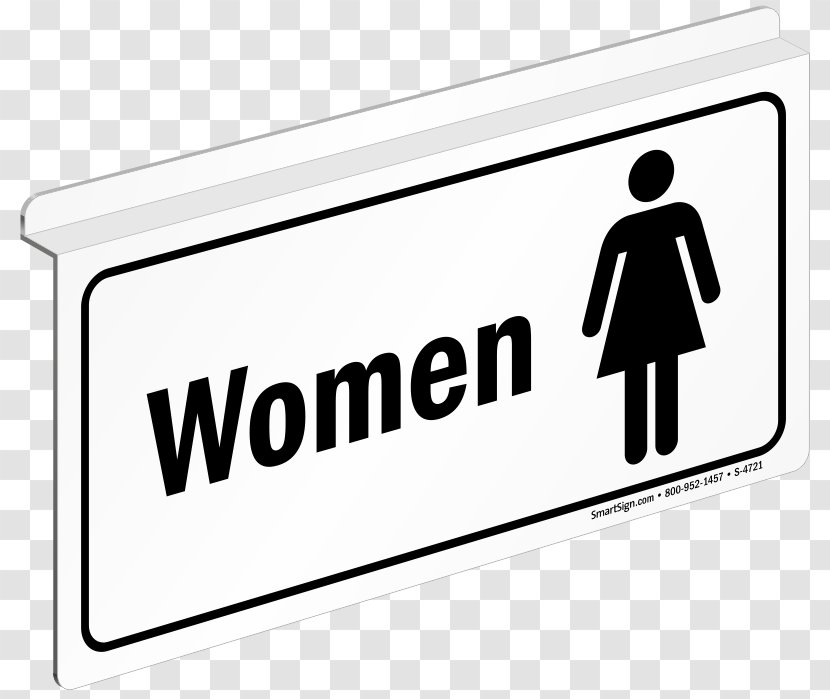 Public Toilet Sign Bathroom Ceiling - Wall - Women Transparent PNG