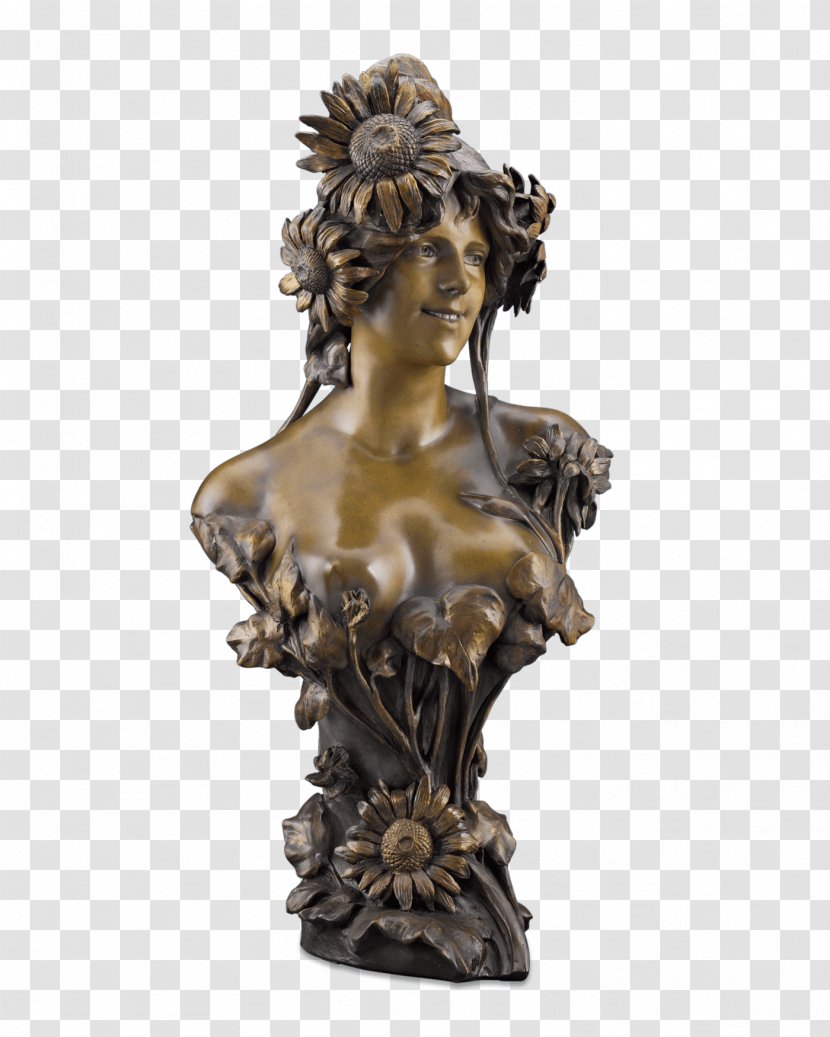 Bronze Sculpture 1890s Bust - Friedrich Goldscheider - Artnet Transparent PNG