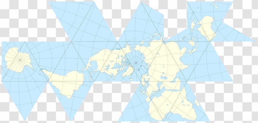 Dymaxion Map World Globe Earth - Cartography - Perspective Projection Transparent PNG