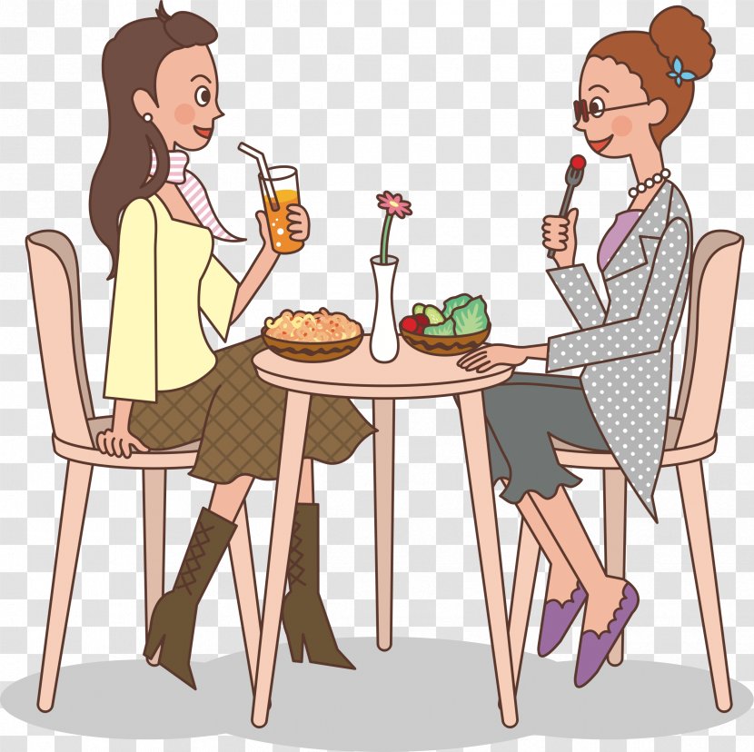 Clip Art - Table - Lunch Transparent PNG