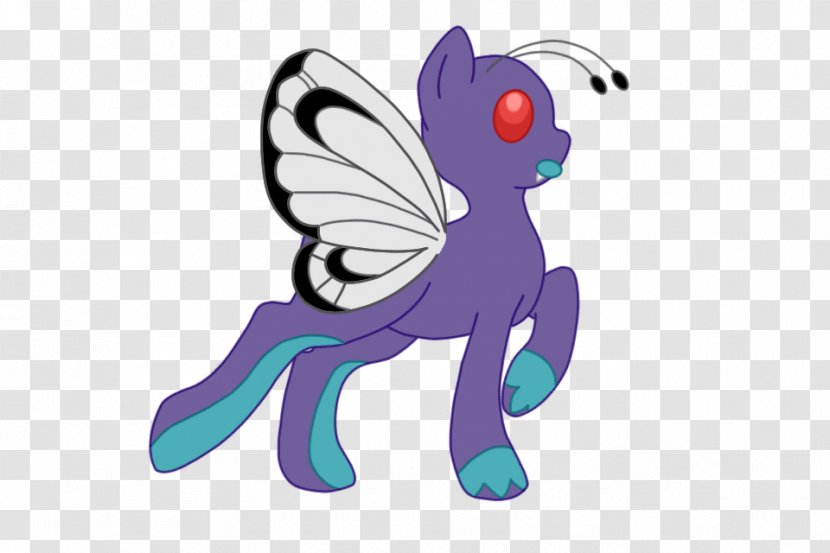 Butterfly Pony Horse Wing - Fictional Character Transparent PNG